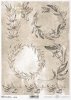 Decoupage Papier Zweige, Blätter*decoupage papírové větvičky, listy*papel decoupage ramitas, hojas
